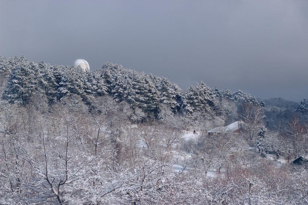 Telescopes play hide and seek.