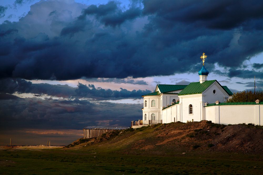 The monastery on lake Baikal