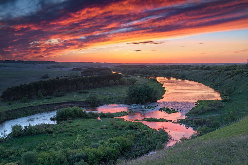 Красный закат