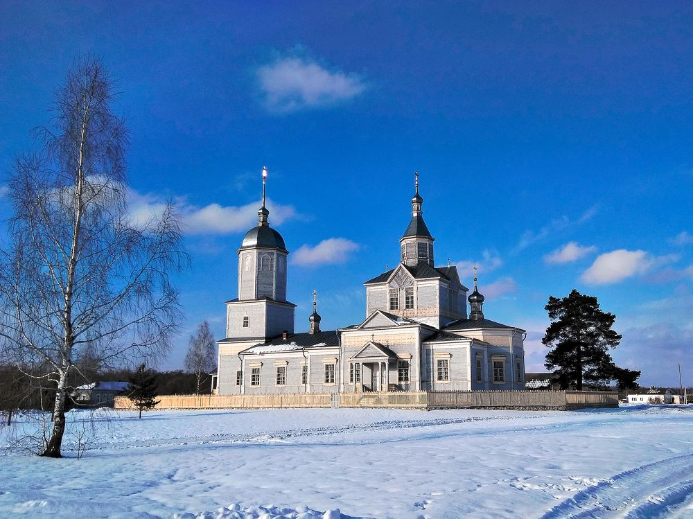 Церковь Троицы Живоначальной.Деревня Китово.Касимовский район.