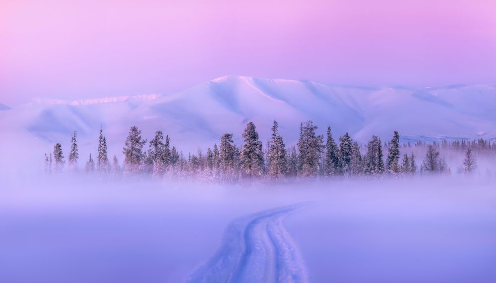 Туман на озере Имандра...