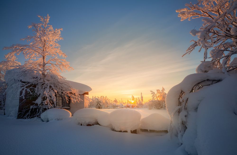 Долгожданное  солнце...(после полярной ночи)