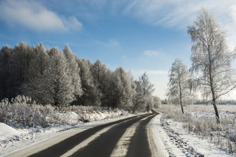 Зима в Тульской области
