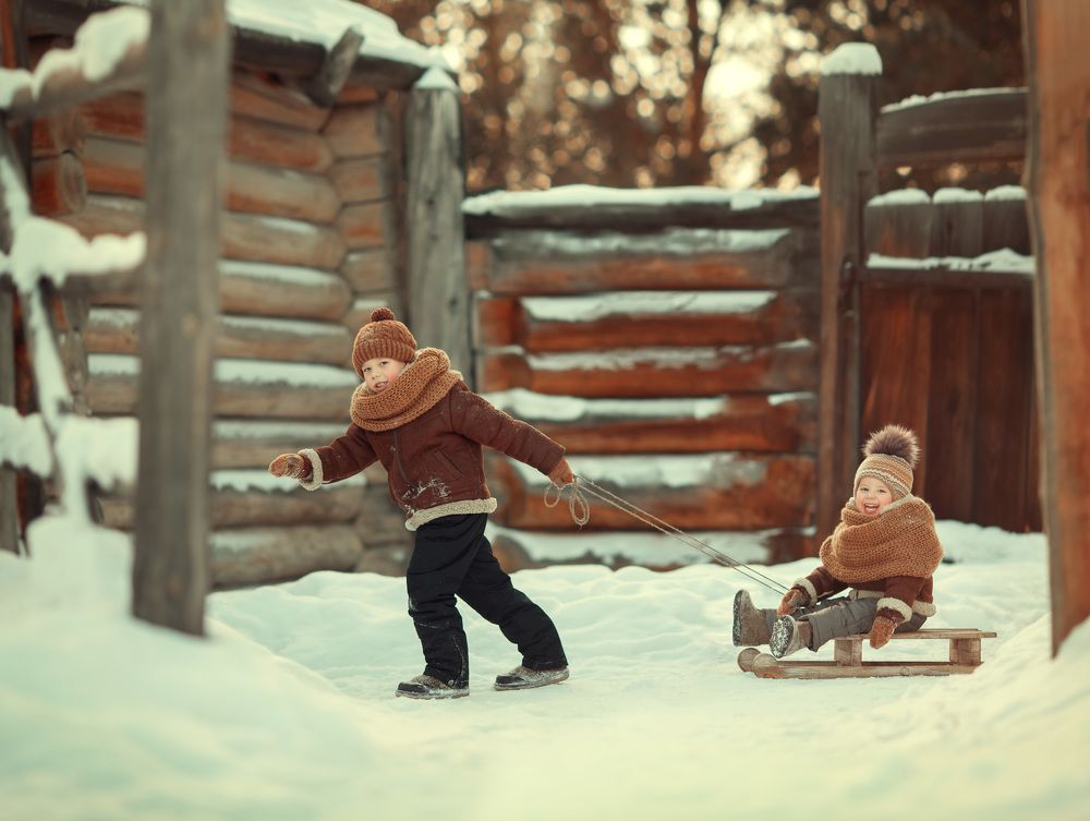 Беззаботное детство.
