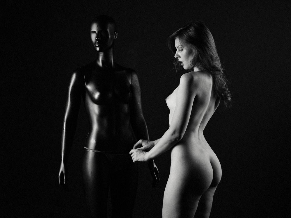 People and mannequins