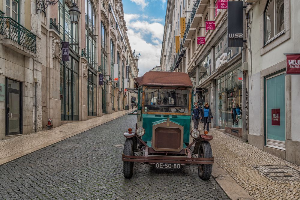 на улицах Лиссабона