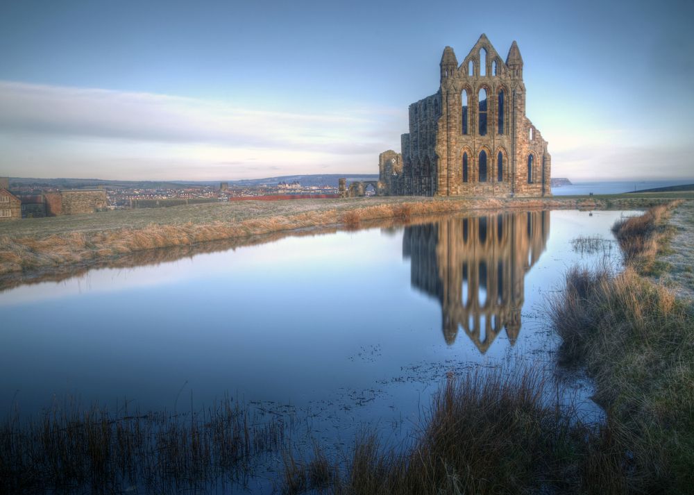 whitby abbey first light