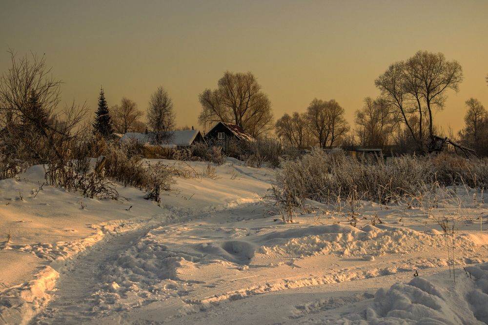 зимний вечер...