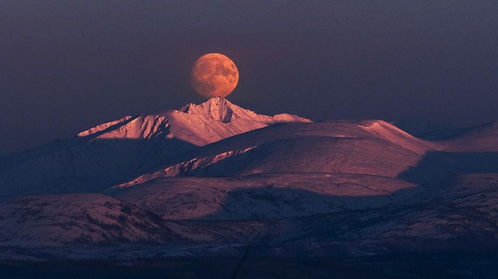 восход луны