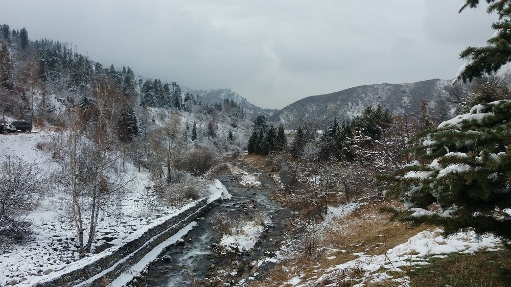 Зима во время осени.