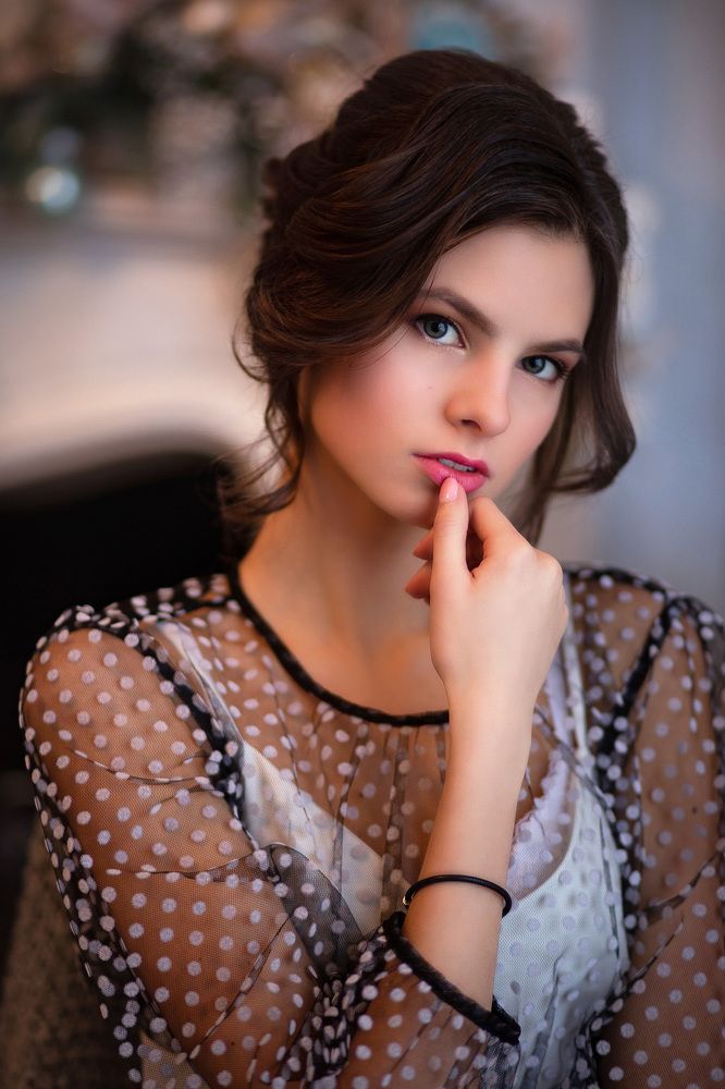 Natural beauty. Young lady