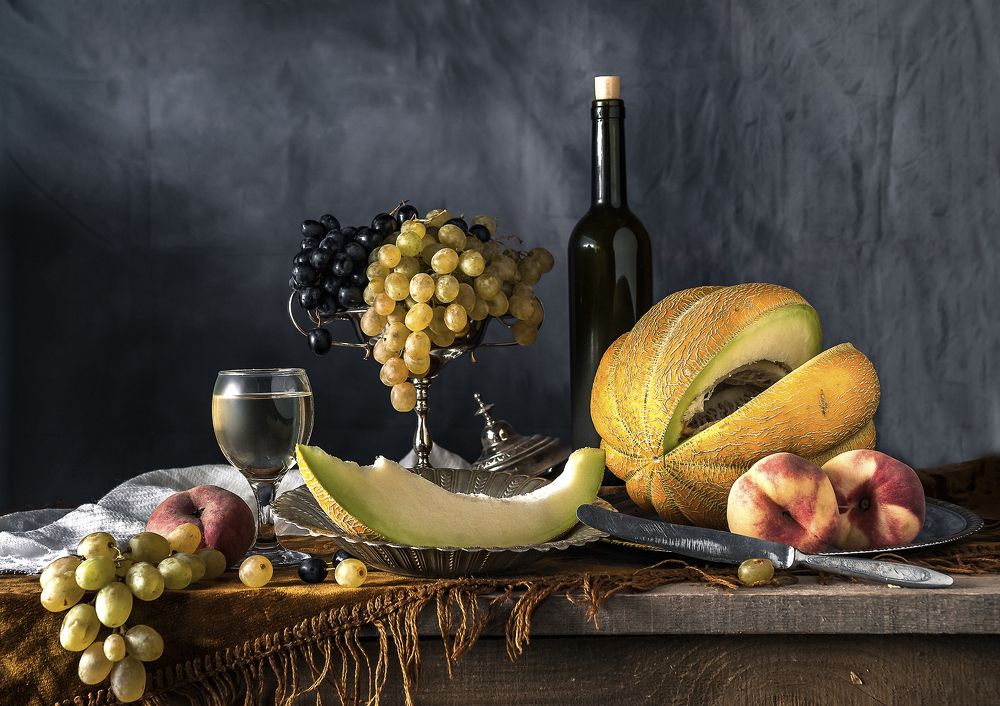 Натюрморт с дыней