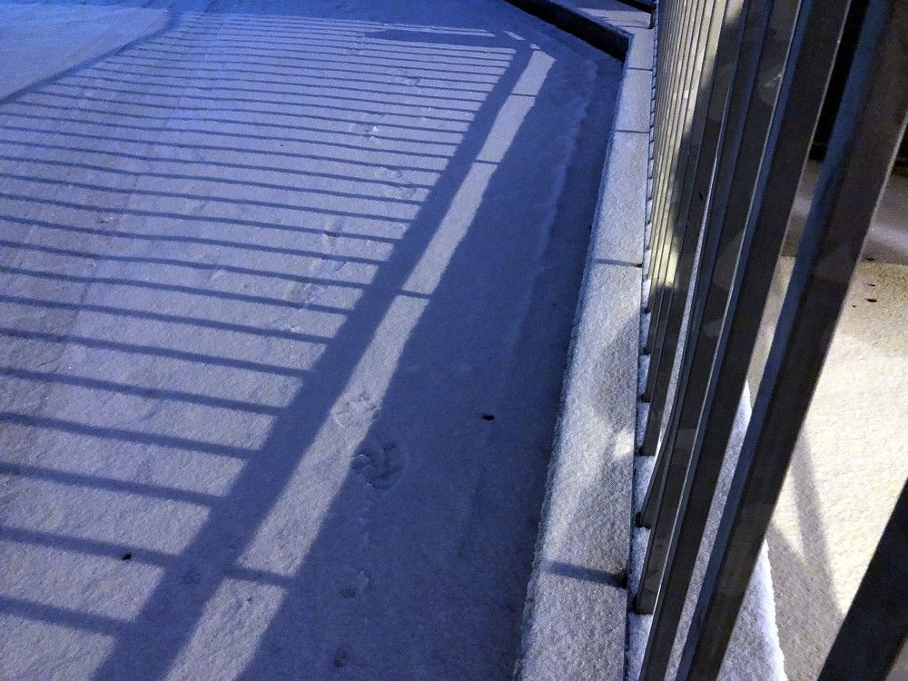 Тень от забора