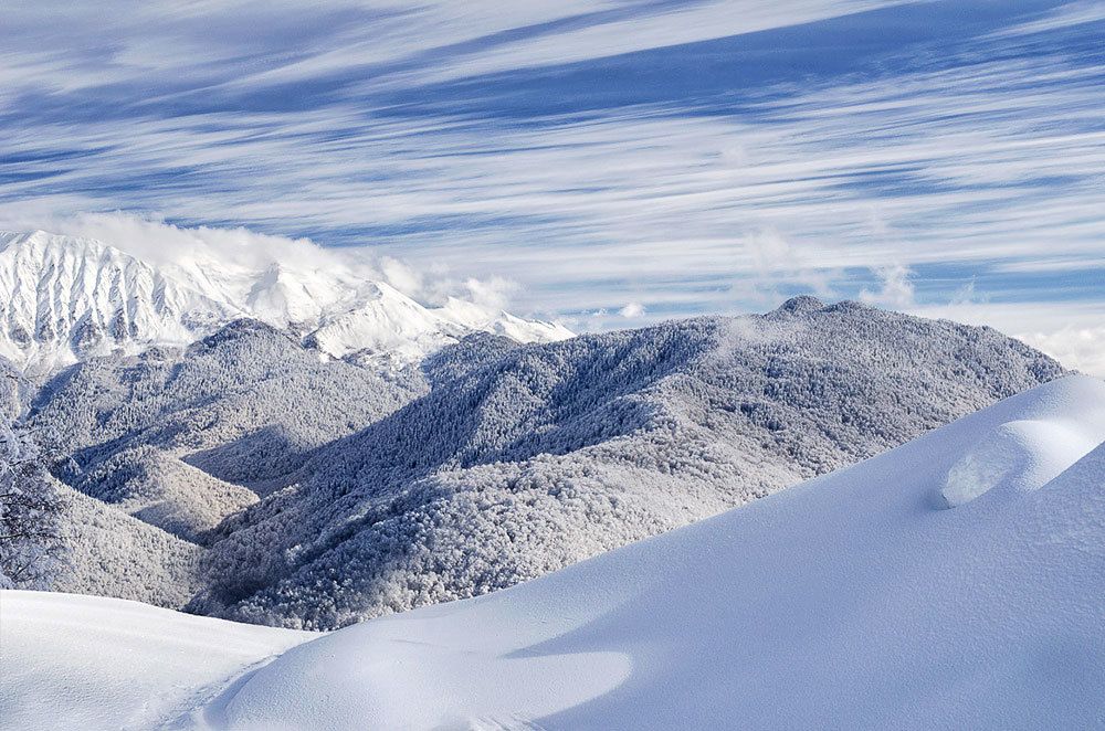 Зима на Кавказе.