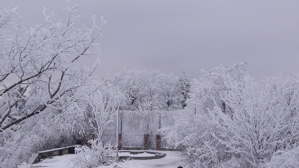 Зимняя сказка на горе Горячей