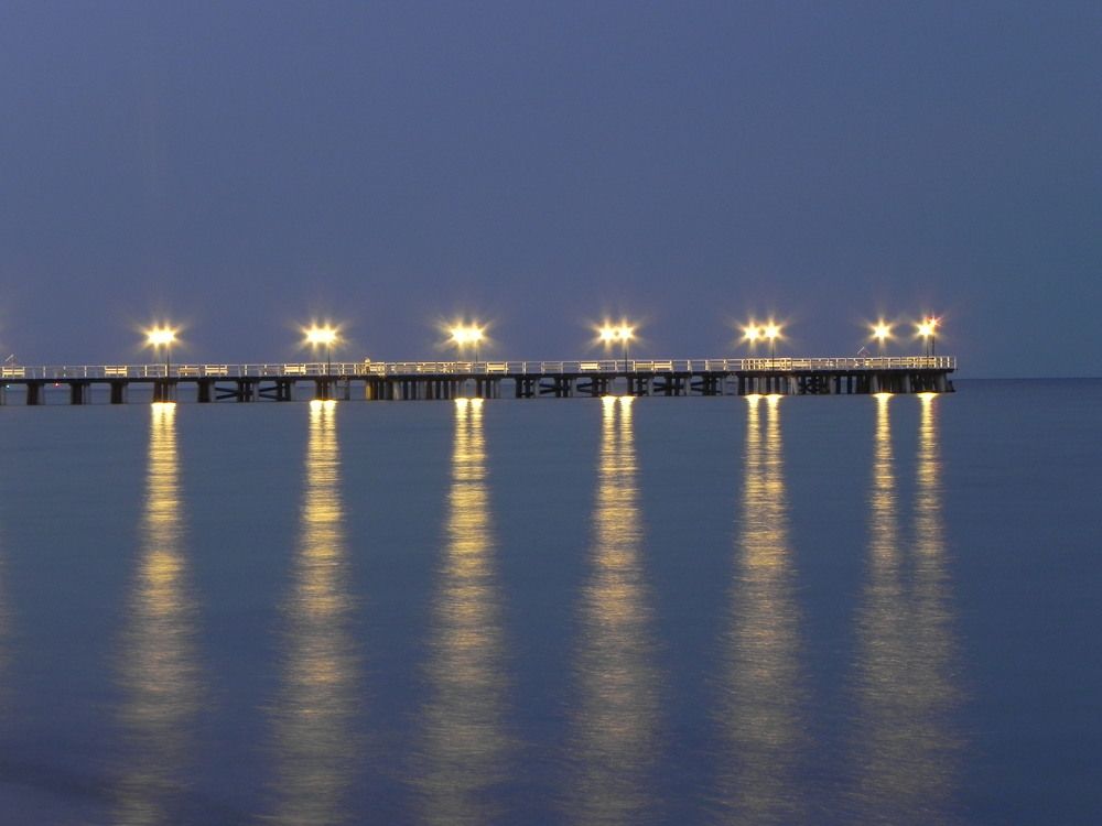 pier at night