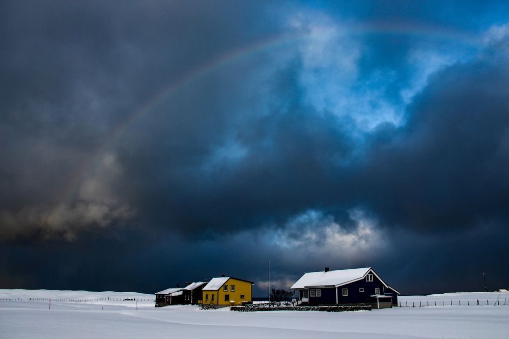 Зимняя радуга.