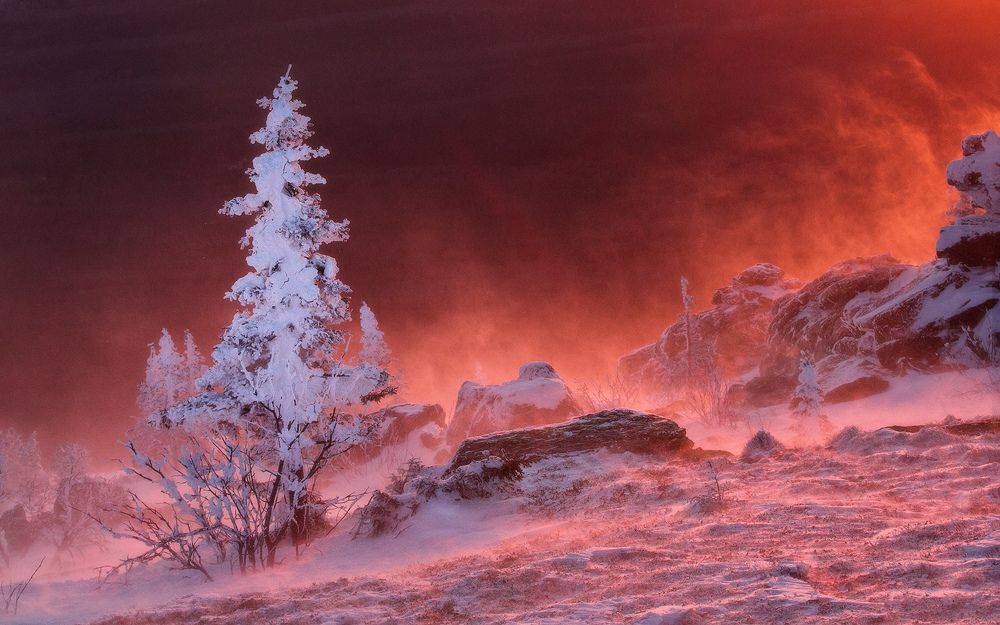Огненный снег