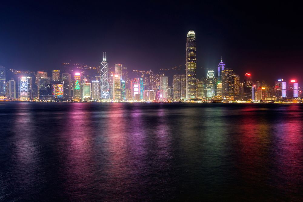 Hong Kong at night