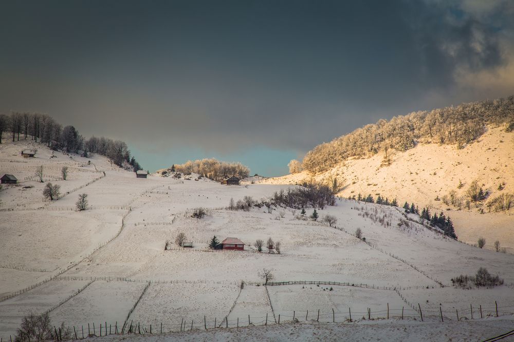 Magical winter in Transylvania