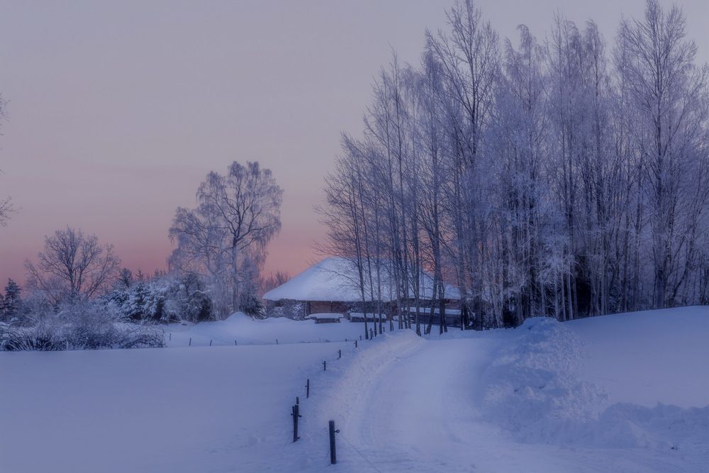 Вечерняя деревня