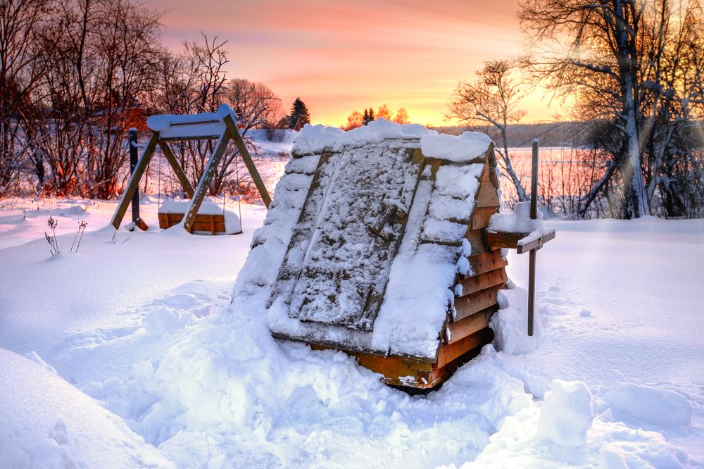 В карельской деревеньке