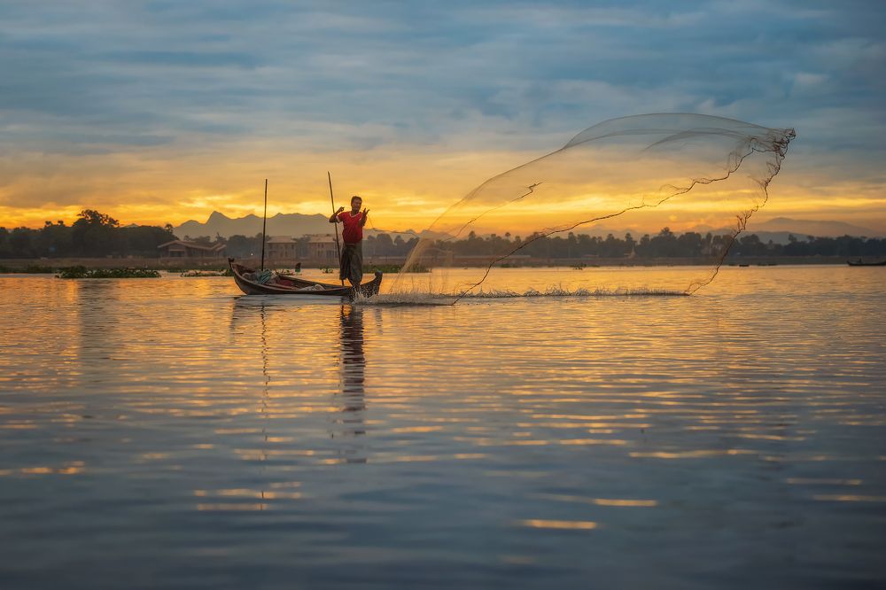 The fisherman of Burma.