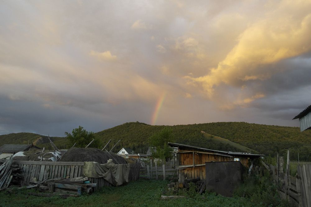 в деревне.. после дождя