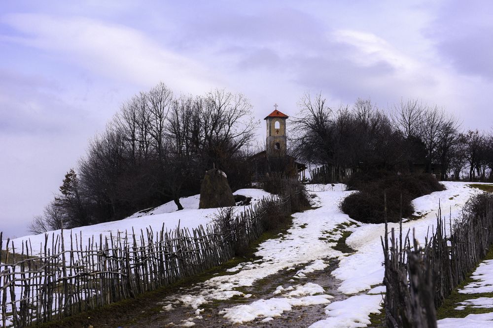Church in the region of Great Prespa Lake - Albania