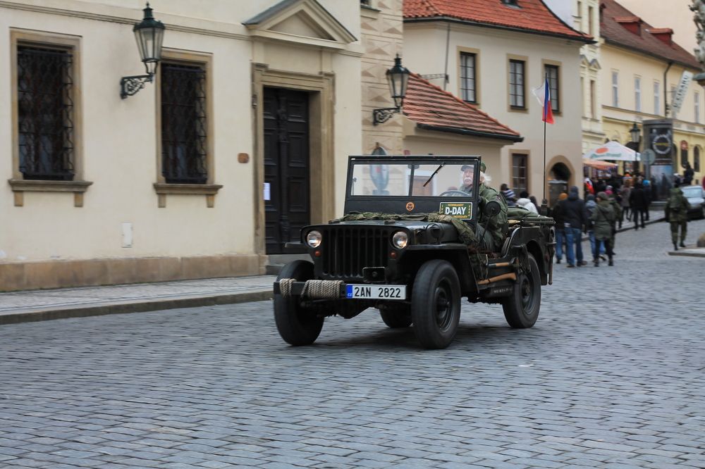 Ретромобиль в Старом городе
