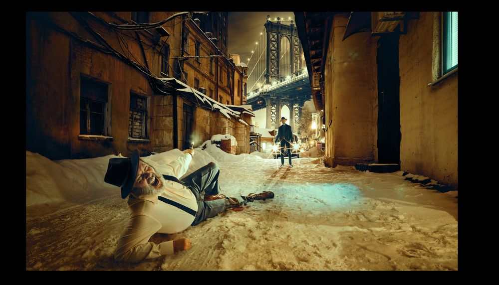 Ночь.Двор.Стрелянина