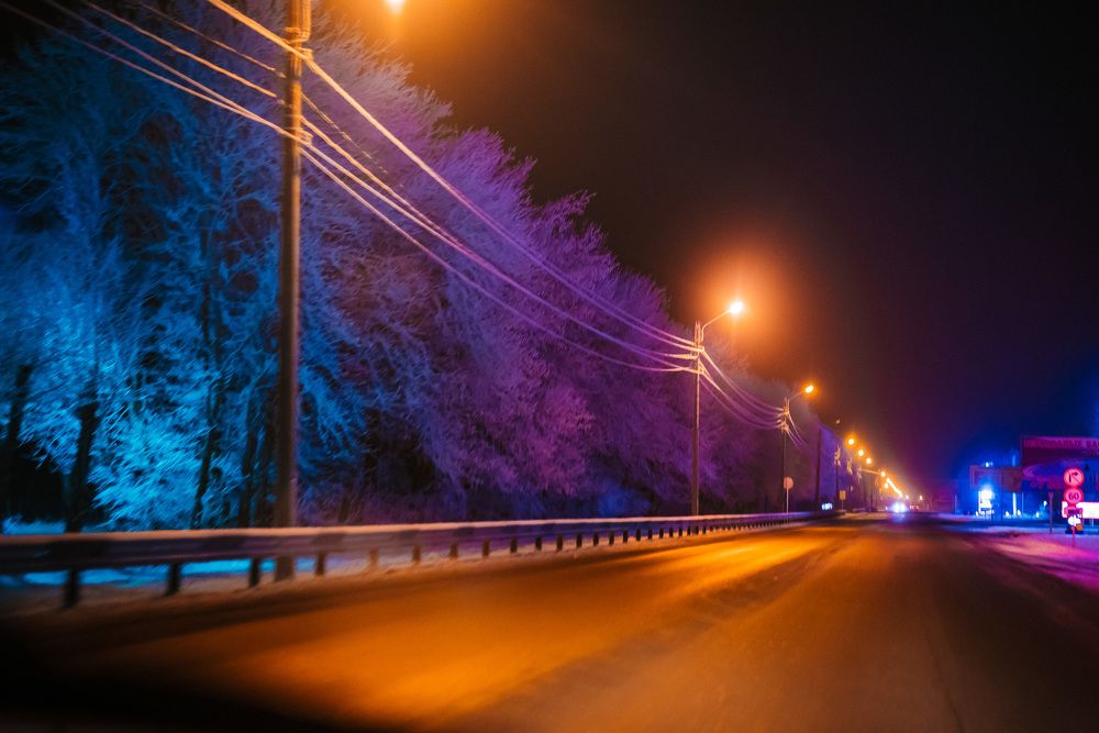 Дорога - ночь