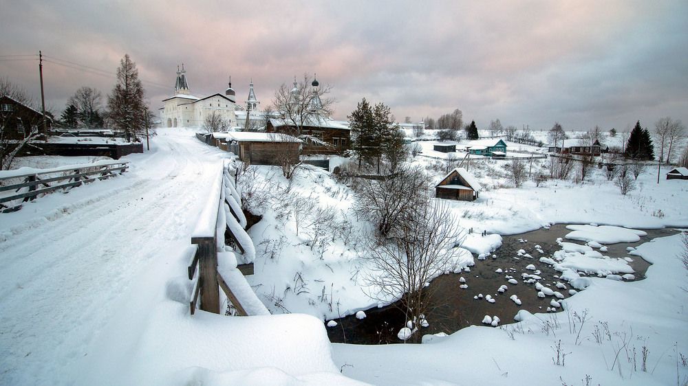 Зимнее утро в Ферапонтово