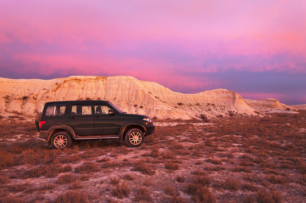 Рассвет в Казахской степи
