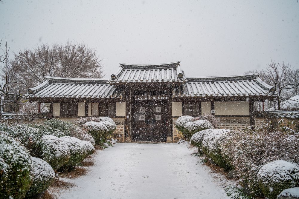 Зима в Корее