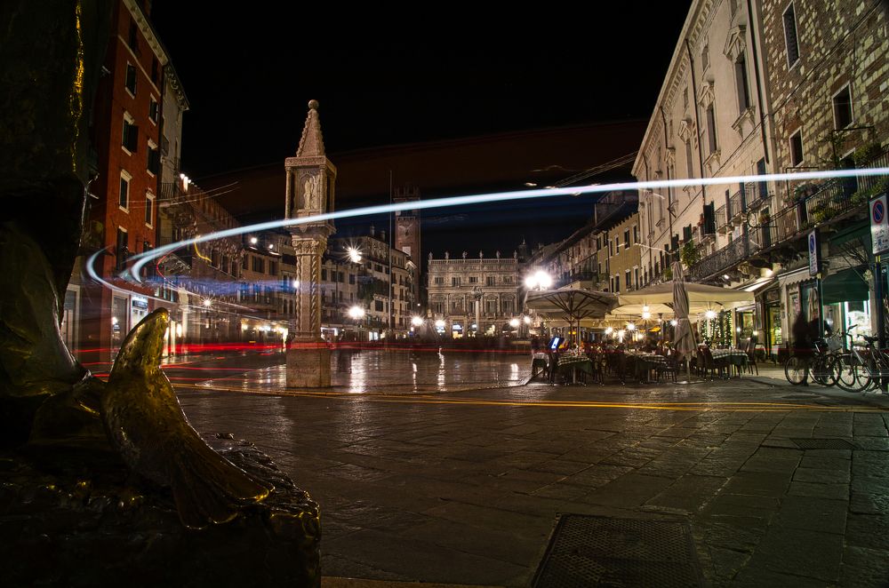 Piazza Erbe by Night