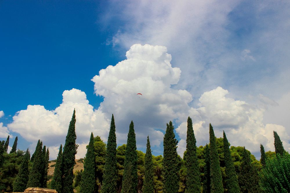 Один в облаках