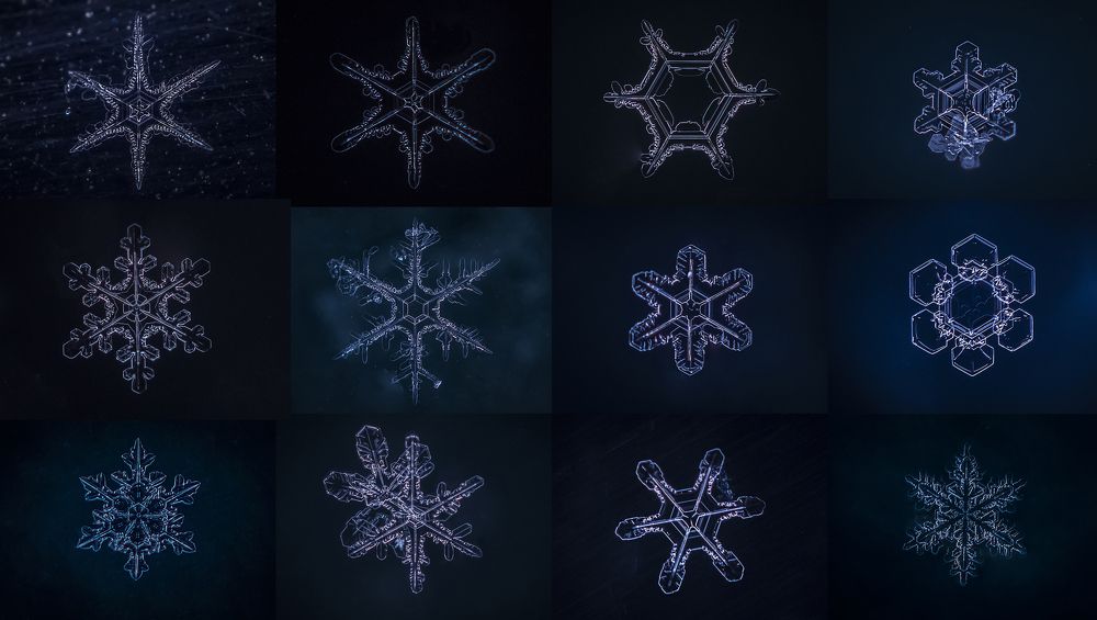 Снежинки бывают разные