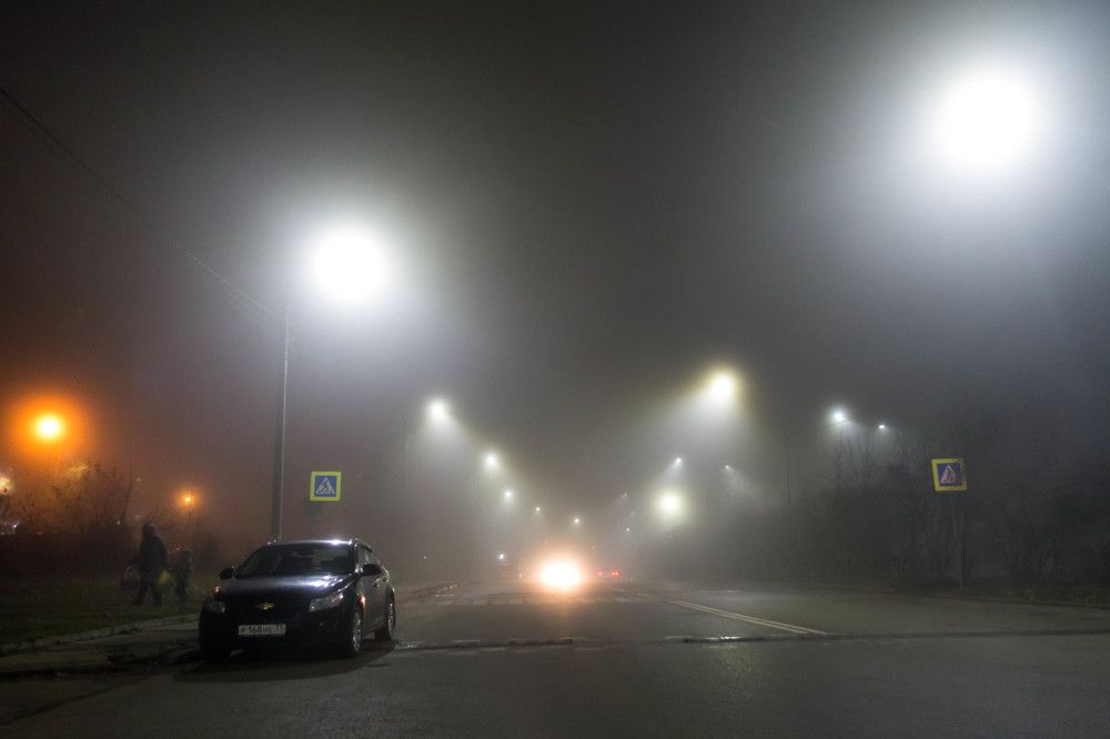 Авто в тумане