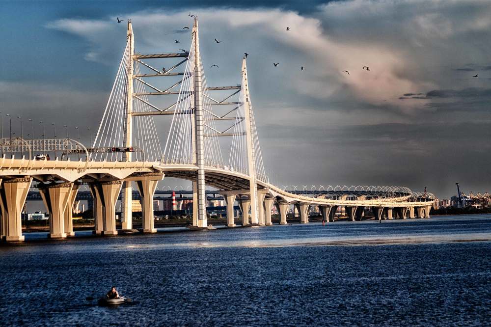 Самый большой мост в Санкт-Петербурге