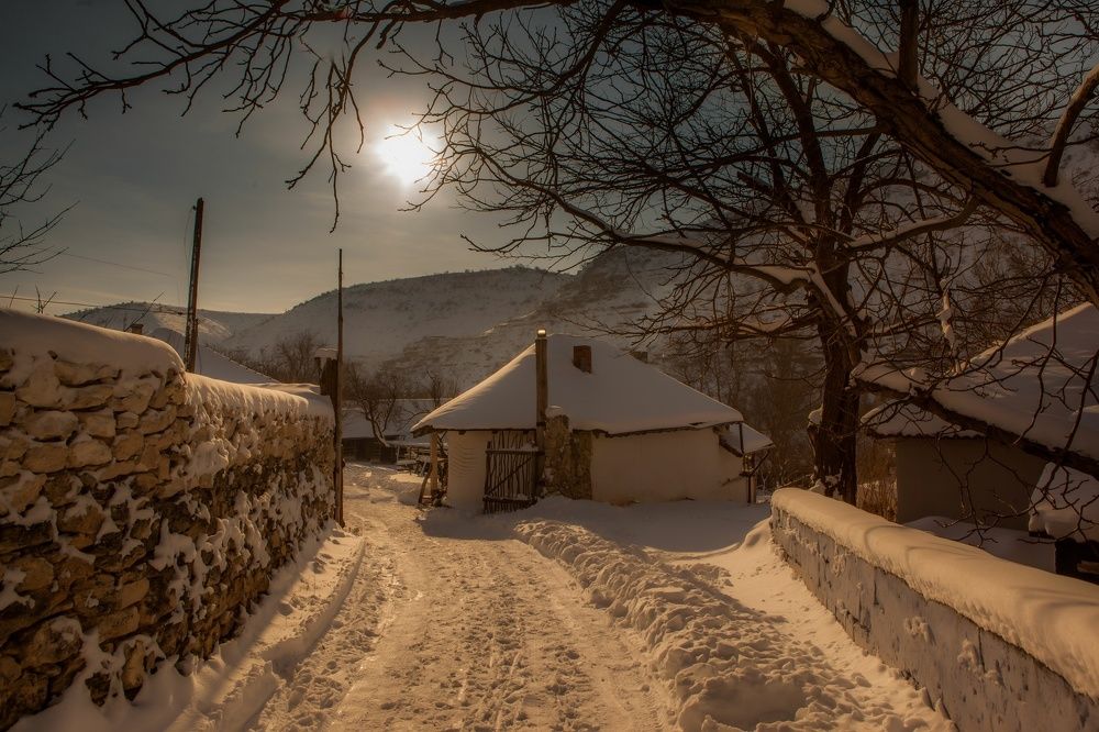 Winter in the village