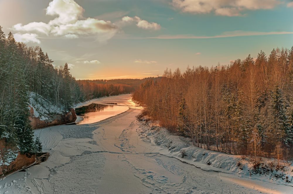 Зимняя Гауя