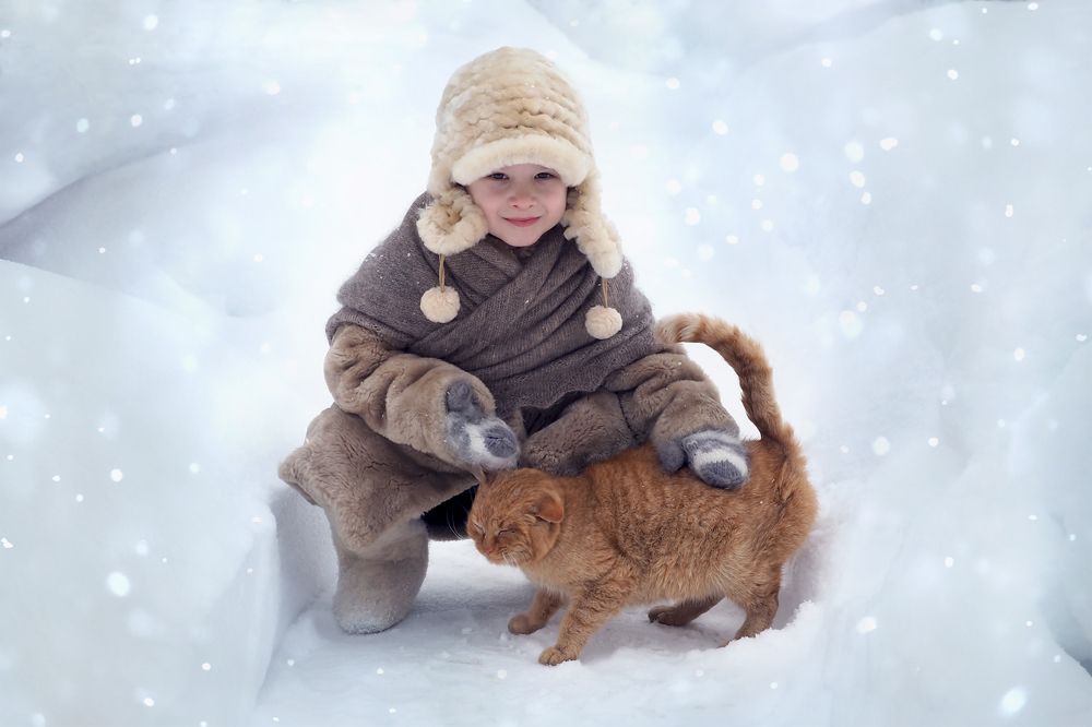 зима