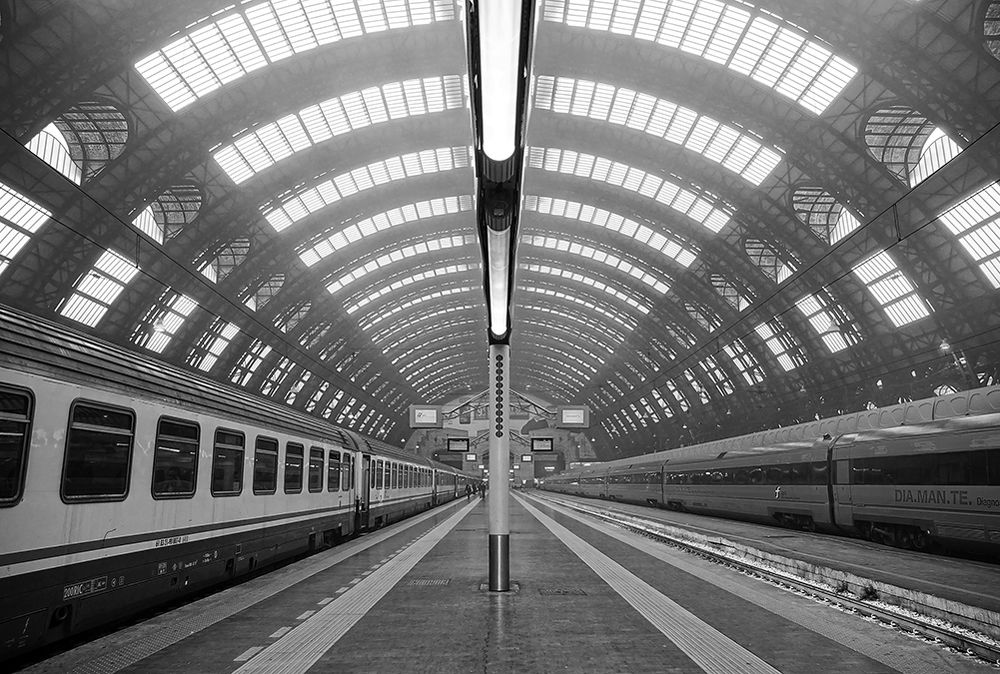 At the railway station