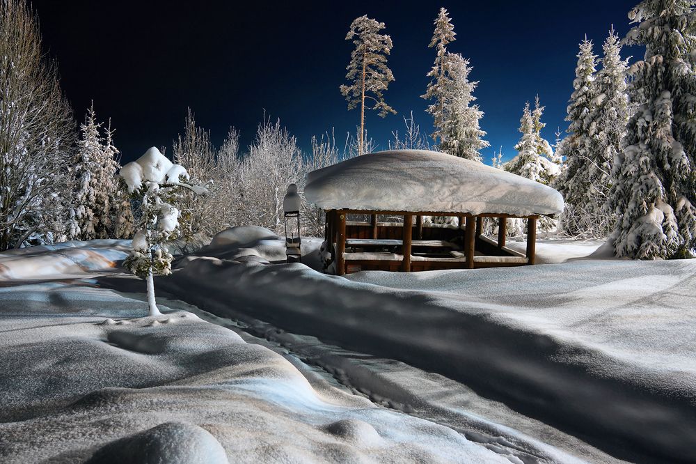 Зимний вечер на «Игоре»