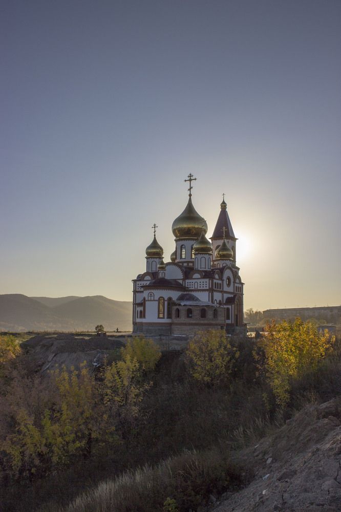 Строящийся храм Новомученников в г.Красноярске