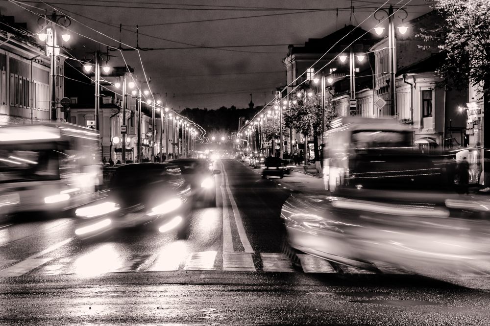 Ночная жизнь автомобилей