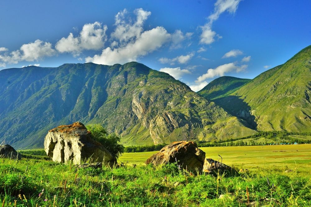 Долина реки Чулышман,Горный Алтай