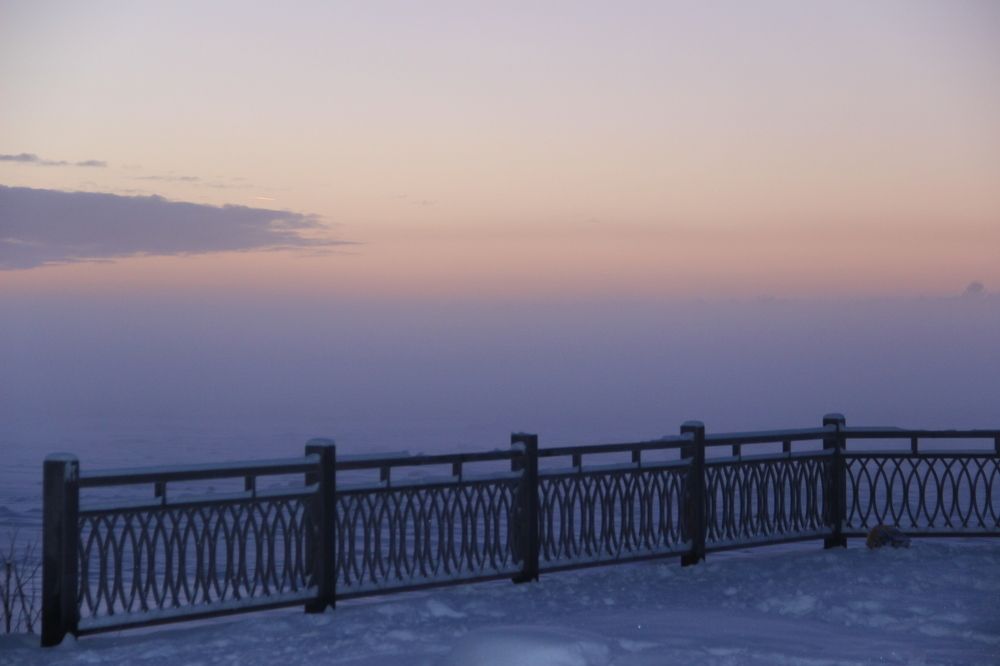 Туман над рекой.