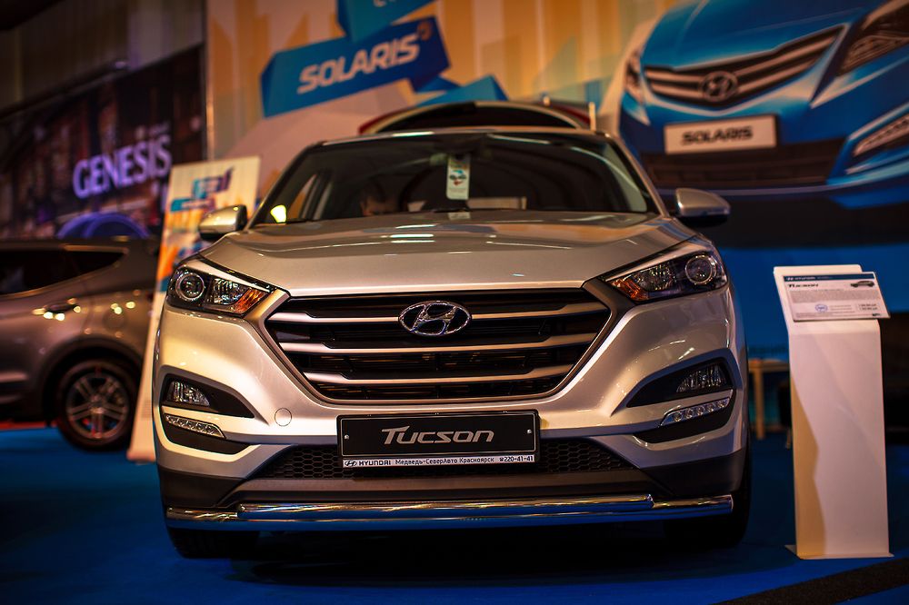 На выставке